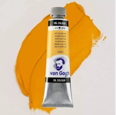 VAN GOGH YAĞLI BOYA 40ML AZO DERİN SARI