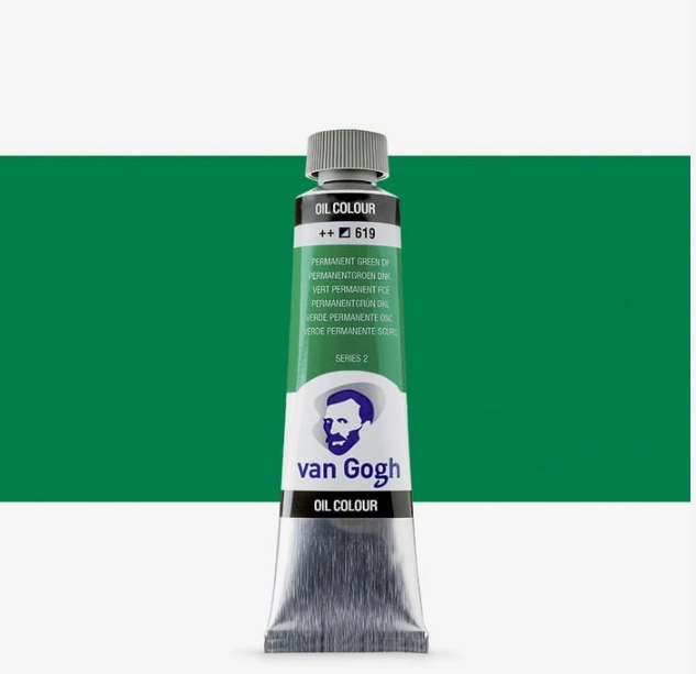 VAN GOGH YAĞLI BOYA 40ML PERM.K.YEŞİL KOD: 619