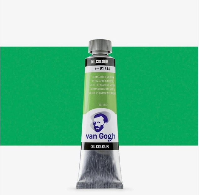 VAN GOGH YAĞLI BOYA 40ML PERM.ORTA YEŞİL KOD: 614