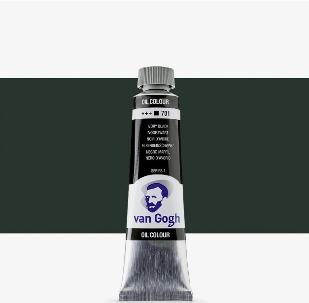 VAN GOGH YAĞLI BOYA 40ML IVORY BLACK KOD: 701