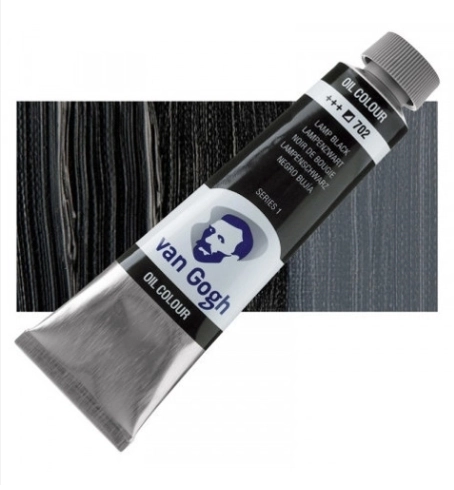 VAN GOGH YAĞLI BOYA 40ML LAMPBLACK KOD: 702