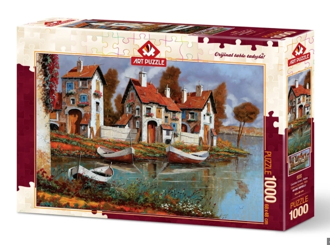 ART PUZZLE CERCHIO EVLERİ, İTALYA 1000 PARÇA PUZZLE
