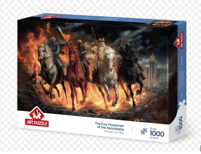 ART PUZZLE MAHŞERİN DÖRT ATLISI 1000 PARÇA PUZZLE
