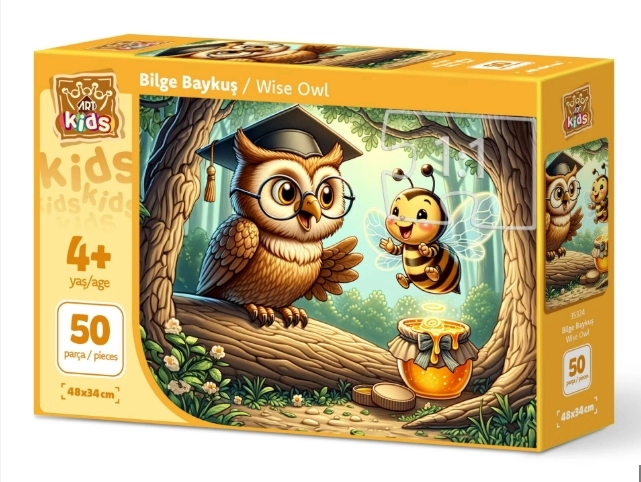 ART ÇOCUK BİLGE BAYKUŞ 50 PARÇA PUZZLE