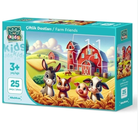 ART PUZZLE ÇİFTLİK DOSTLARI 25 PARÇA