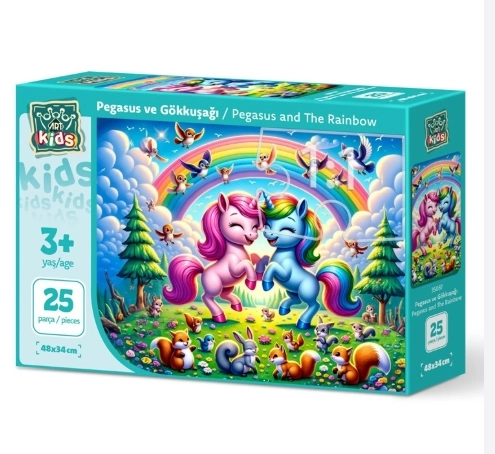 ART ÇOCUK PEGASUS VE GÖKKUŞAĞI 25 PARÇA PUZZLE