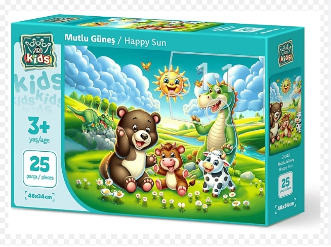 ART ÇOCUK MUTLU GÜNEŞ 25 PARÇA PUZZLE