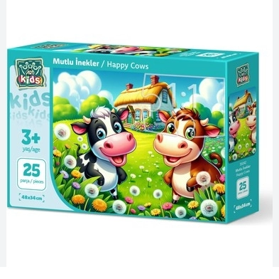 ART ÇOCUK MUTLU İNEKLER 25 PARÇA PUZZLE