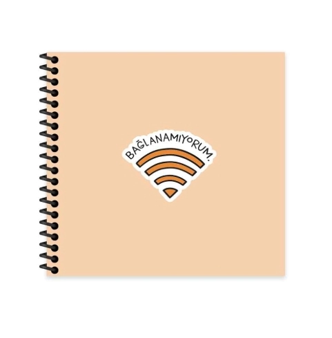 KESKİN HİSLİ ŞEYLER 16X15 50YP ÇİZGİLİ DEFTER - BAĞLANAMIYORUM