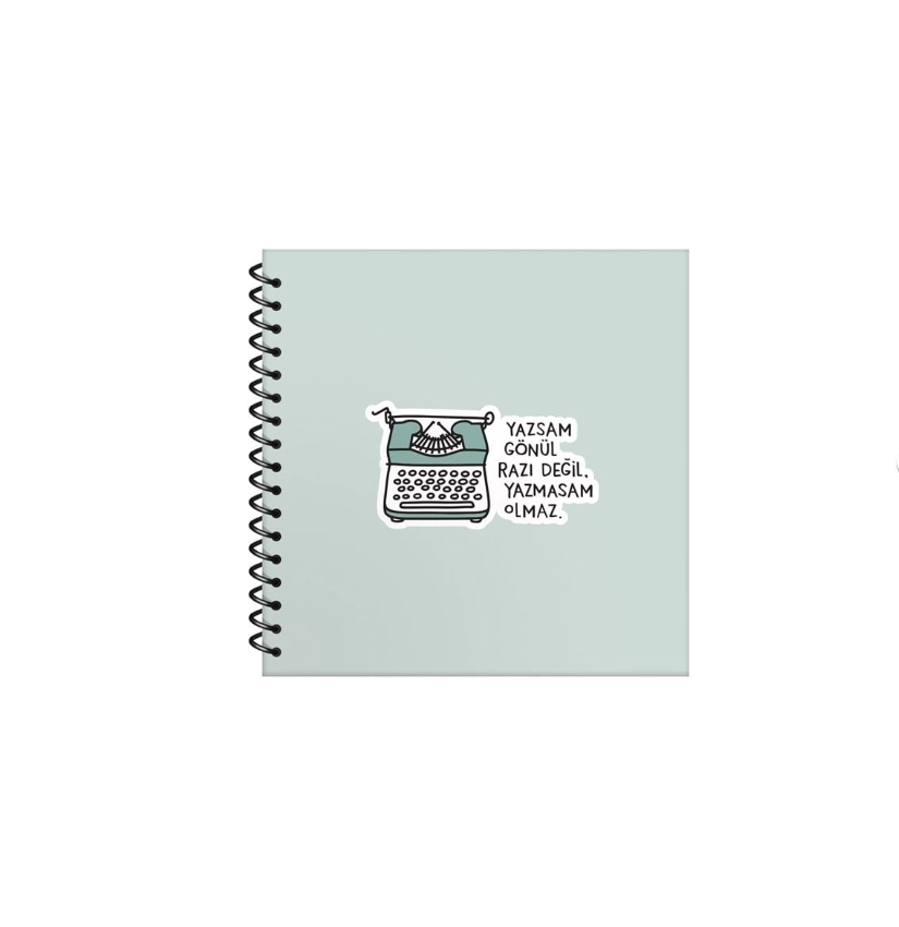 KESKİN HİSLİ ŞEYLER 16X15 50YP ÇİZGİLİ DEFTER - YAZSAM GÖNÜL RAZI DEĞİL