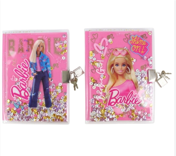DOLPHİN B-804 BARBİE HATIRA DEFTERİ PULLU-KİLİTLİ