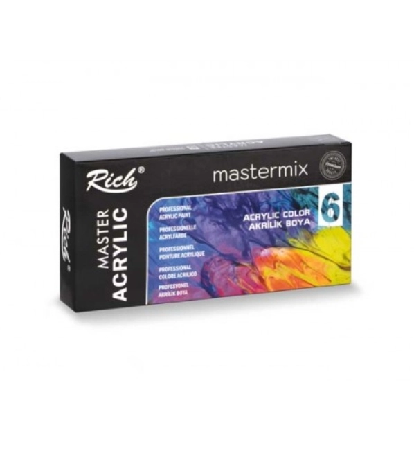 RİCH MASTERMIX AKRİLİK 60 CC 6’LI SET