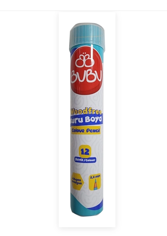 BU-BU WOODFREE KURUBOYA TÜP 12’Lİ