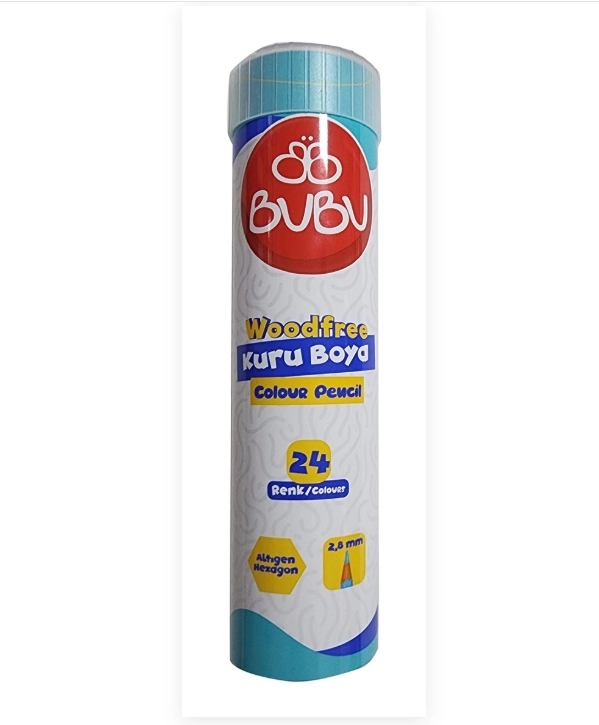 BU-BU WOODFREE KURUBOYA TÜP 24’LÜ
