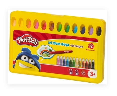 PLAY-DOH JEL CRAYON 12 RENK PP BOX
