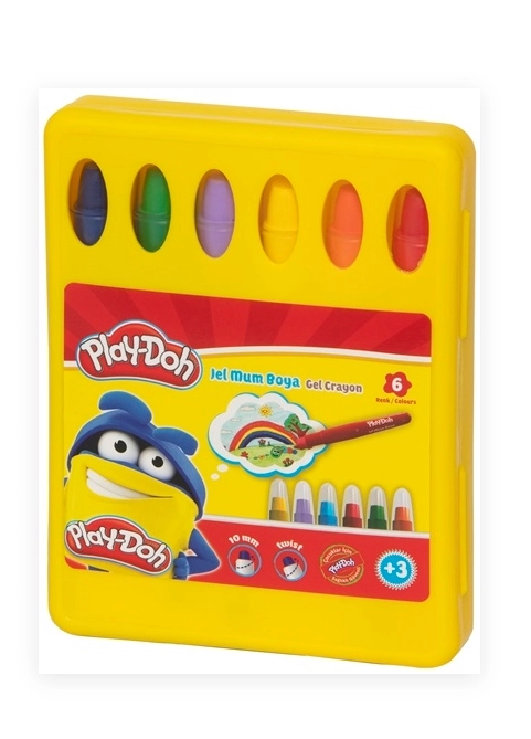 PLAY DOH JEL MUM BOYA PLASTİK KUTULU 6’LI