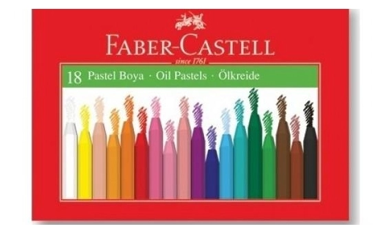 FABER KARTON KUTU PASTEL BOYA, 18 RENK