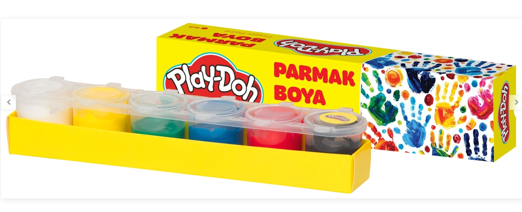 PLAY-DOH PARMAK BOYASI BİRLEŞİK 6 RENK 30ML