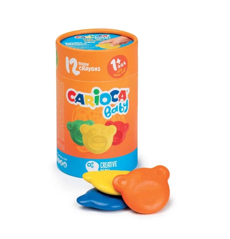 CARİOCA 43957 TEDDY BEBEK CRAYONS 12Lİ