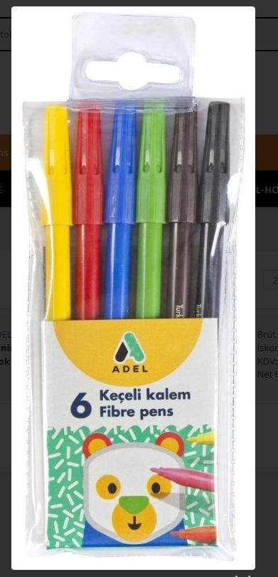 ADEL KEÇELİ KALEM 6’LI