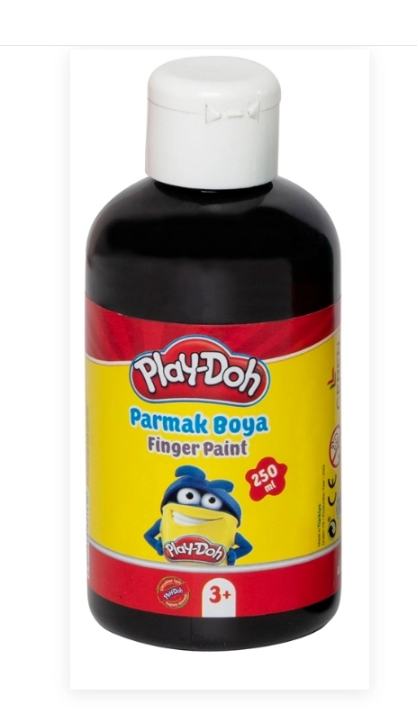 PLAY-DOH PARMAK BOYASI TÜP 250ML SİYAH