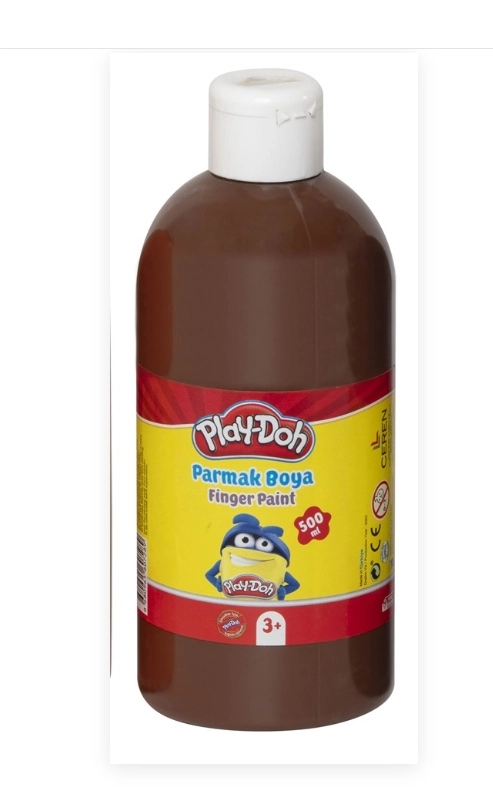 PLAY-DOH PARMAK BOYASI 500ML KAHVERENGİ