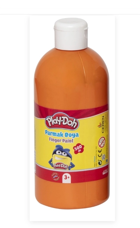 PLAY-DOH PARMAK BOYASI (TÜP) 500 ML. TURUNCU