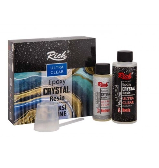 RICH KRİSTAL REÇİNE 120+60 ML ŞEFFAF
