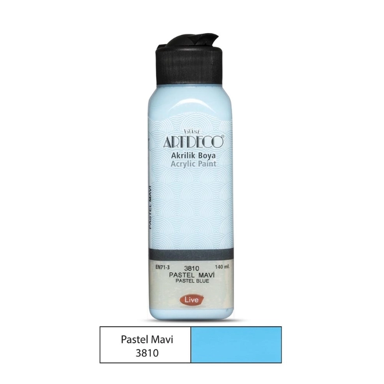 LİSANS ARTDECO PAST.AKRİLİK BOYA 140 ML P.MAVİ