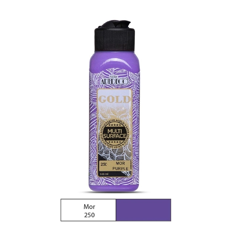 ARTDECO G70R-250 AKRİLİK GOLD BOYA 140ML MOR