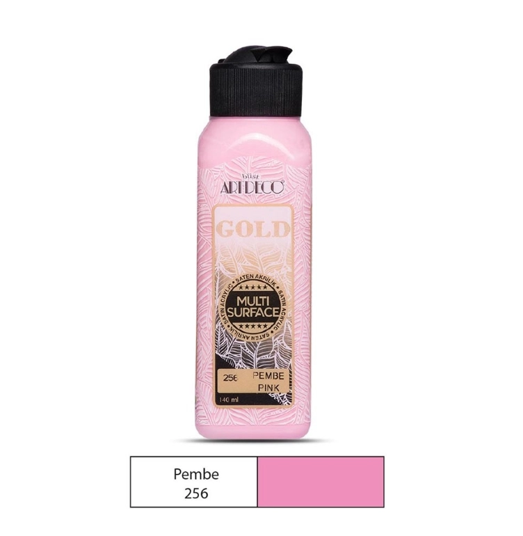 ARTDECO G70R-256 AKRİLİK GOLD BOYA 140ML PEMBE