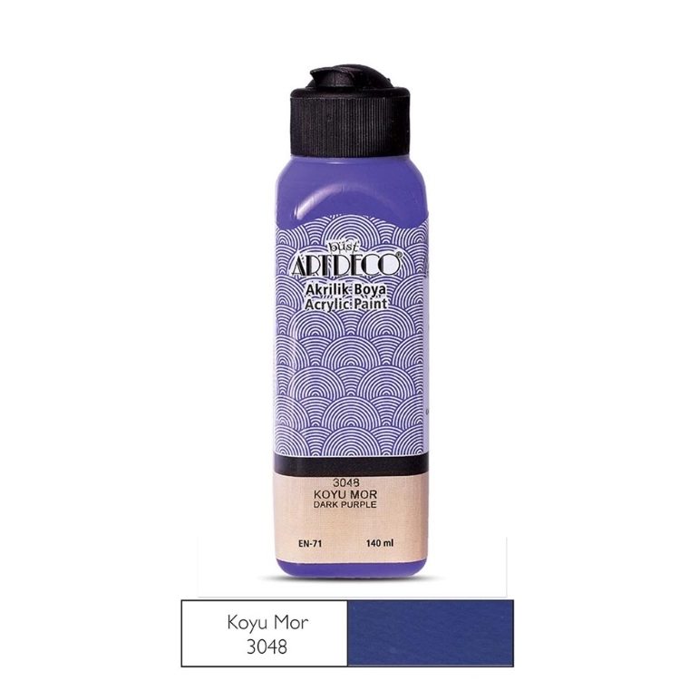 LİSANS ARTDECO AKRİLİK BOYA 140 ML KOYU MOR
