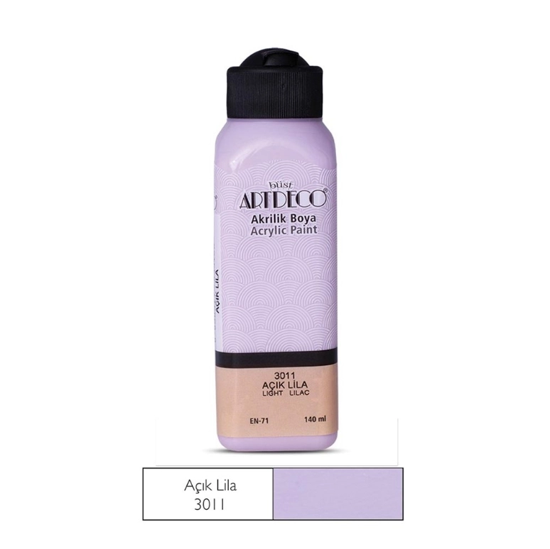 LİSANS ARTDECO AKRİLİK BOYA 140 ML AÇIK LİLA