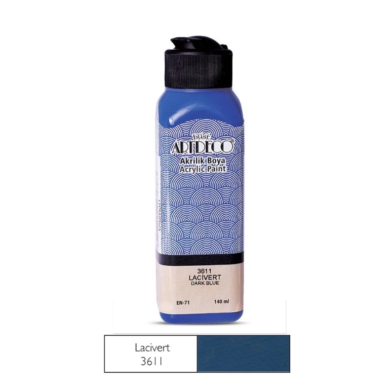 LİSANS ARTDECO AKRİLİK BOYA 140 ML LACİVERT