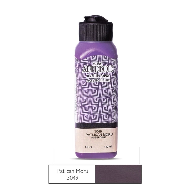 LİSANS ARTDECO AKRİLİK BOYA 140 ML PATLICAN MORU