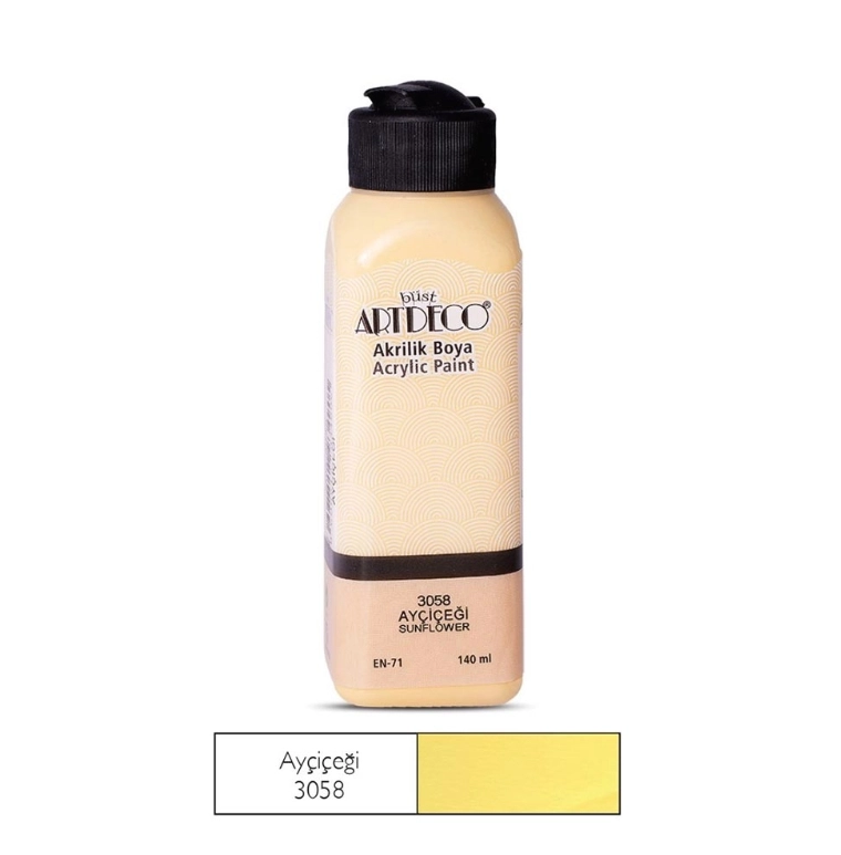 LİSANS ARTDECO AKRİLİK BOYA 140 ML AYÇİÇEĞİ
