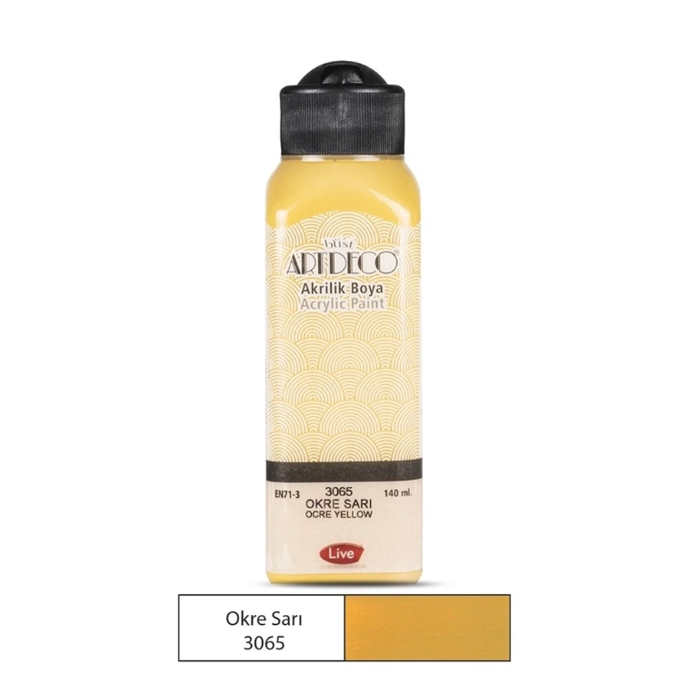 ARTDECO AKRİLİK 140ML OKRE SARI