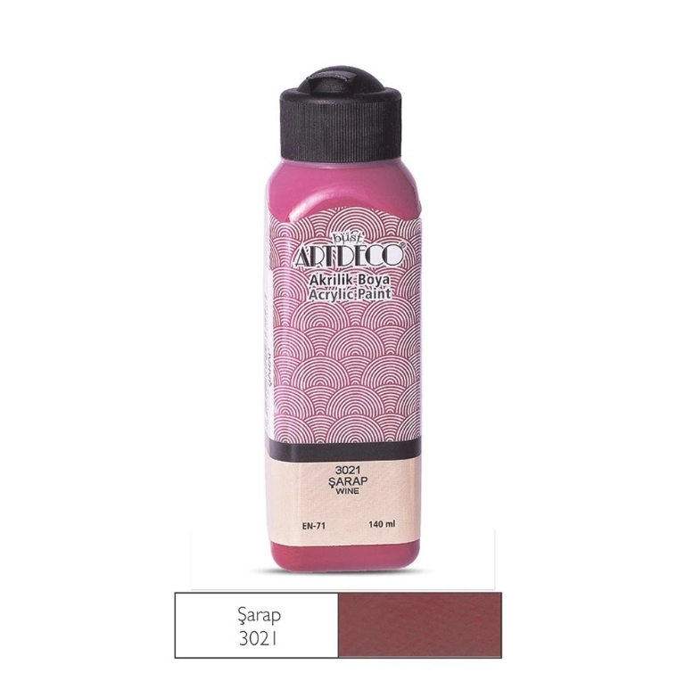LİSANS ARTDECO AKRİLİK BOYA 140 ML ŞARAP