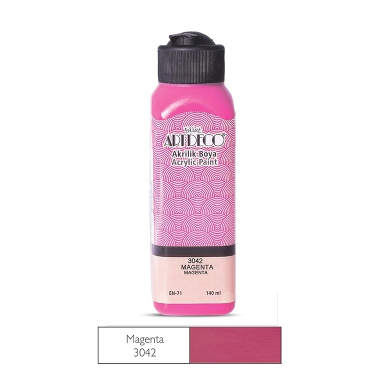 LİSANS ARTDECO AKRİLİK BOYA 140 ML MAGENTA