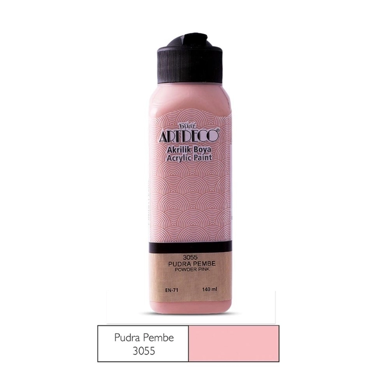 LİSANS ARTDECO AKRİLİK BOYA 140 ML PUDRA PEMBE