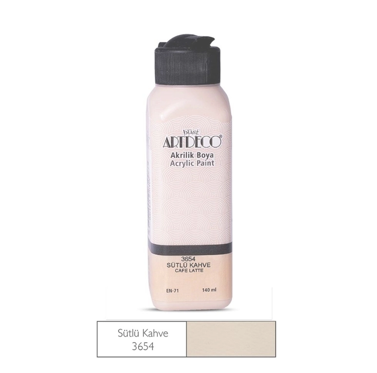 LİSANS ARTDECO AKRİLİK BOYA 140 ML SÜTLÜ KAHVE
