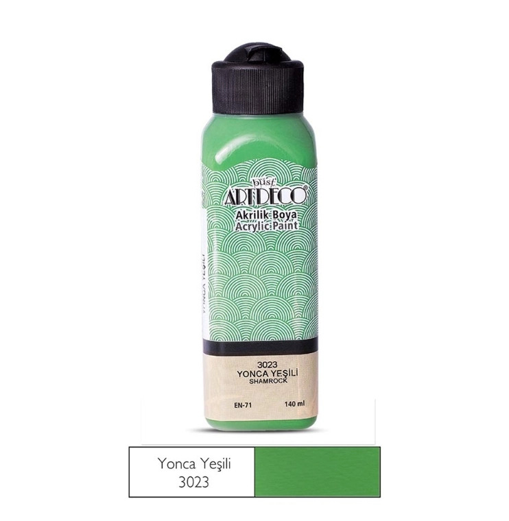 LİSANS ARTDECO AKRİLİK BOYA 140 ML YONCA YEŞİLİ