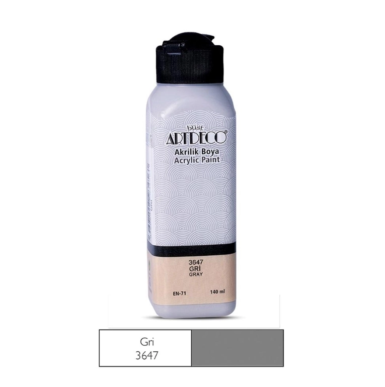 LİSANS ARTDECO AKRİLİK BOYA 140 ML GRİ