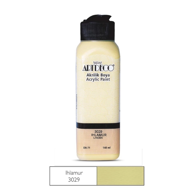 LİSANS ARTDECO AKRİLİK BOYA 140 ML IHLAMUR