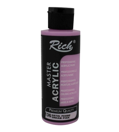 RICH AKRİLİK BOYA 120 CC HAYAL PEMBE