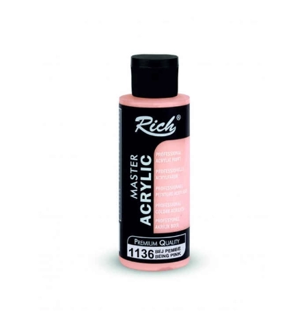 RICH MASTER AKRİLİK 120 CC BEJ PEMBE