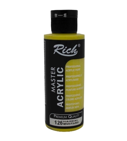 RİCH AKRİLİK BOYA 120 CC HARDAL