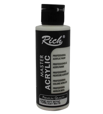 RICH AKRİLİK BOYA 120 CC SOFT BEYAZ