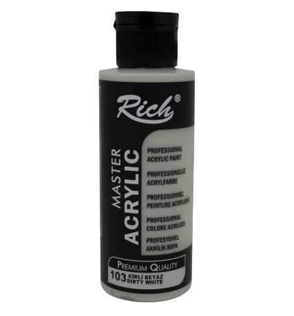 RİCH AKRİLİK BOYA 120 CC KİRLİ BEYAZ