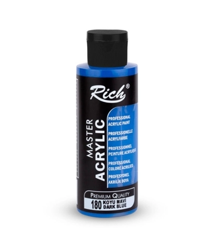 RİCH AKRİLİK BOYA 120 CC KOYU MAVİ